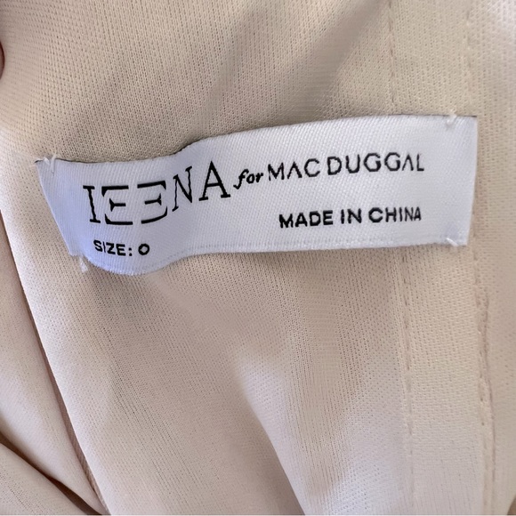 Mac Duggal Sequin Wrap One Shoulder Metallic Evening Gown Size 0 - Picture 9 of 10